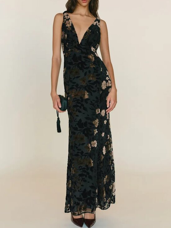 Reformation Dresses & Skirts - Reformation Hugo Moody Burnout Velvet Dress